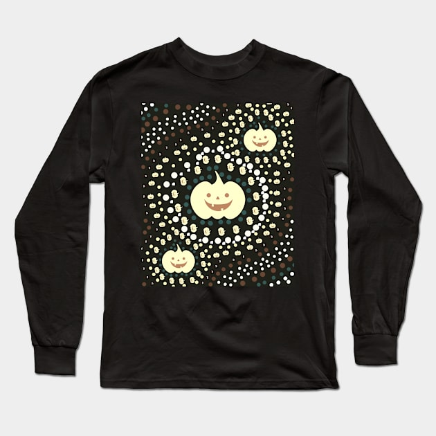 Halloween pattern Long Sleeve T-Shirt by cocodes